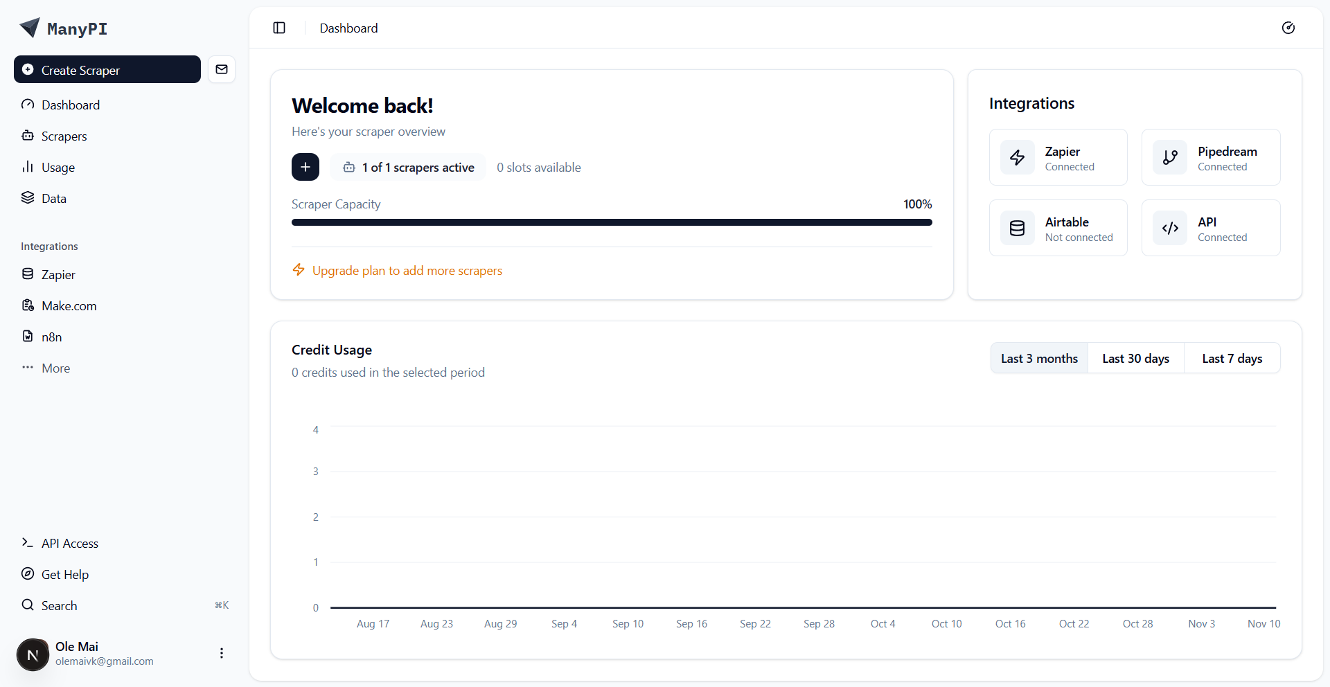 Define Schema preview